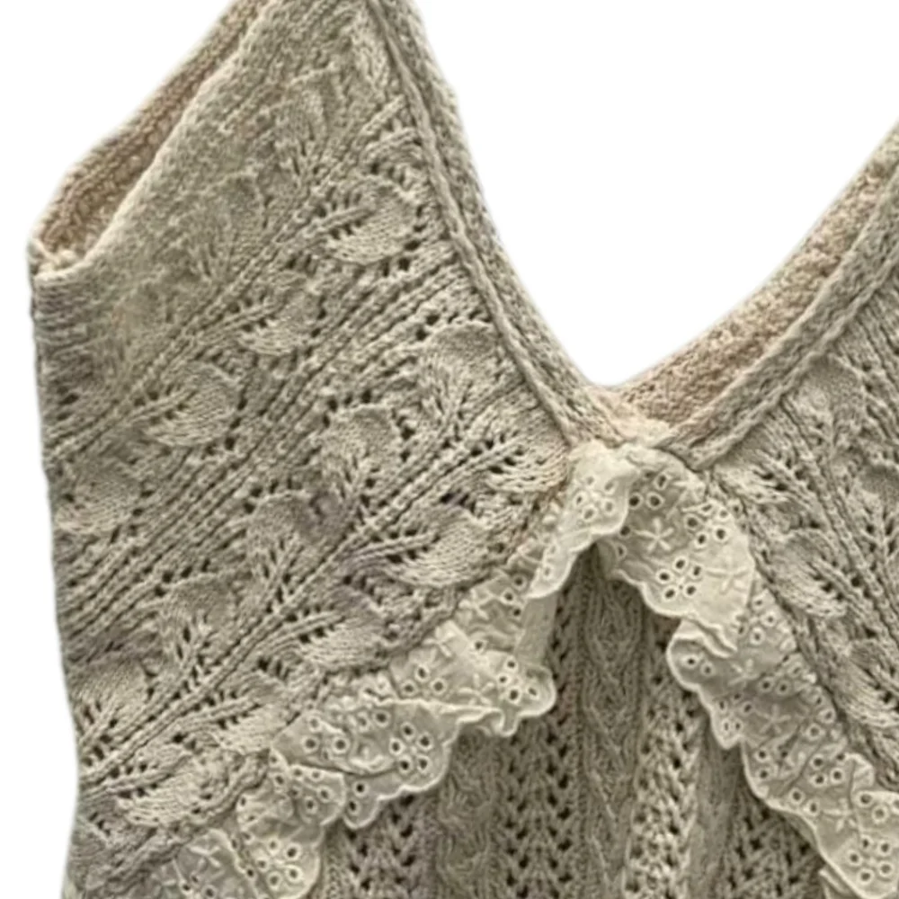 🌟Zara Cream Crochet Top | Sz M| - Picture 4 of 5